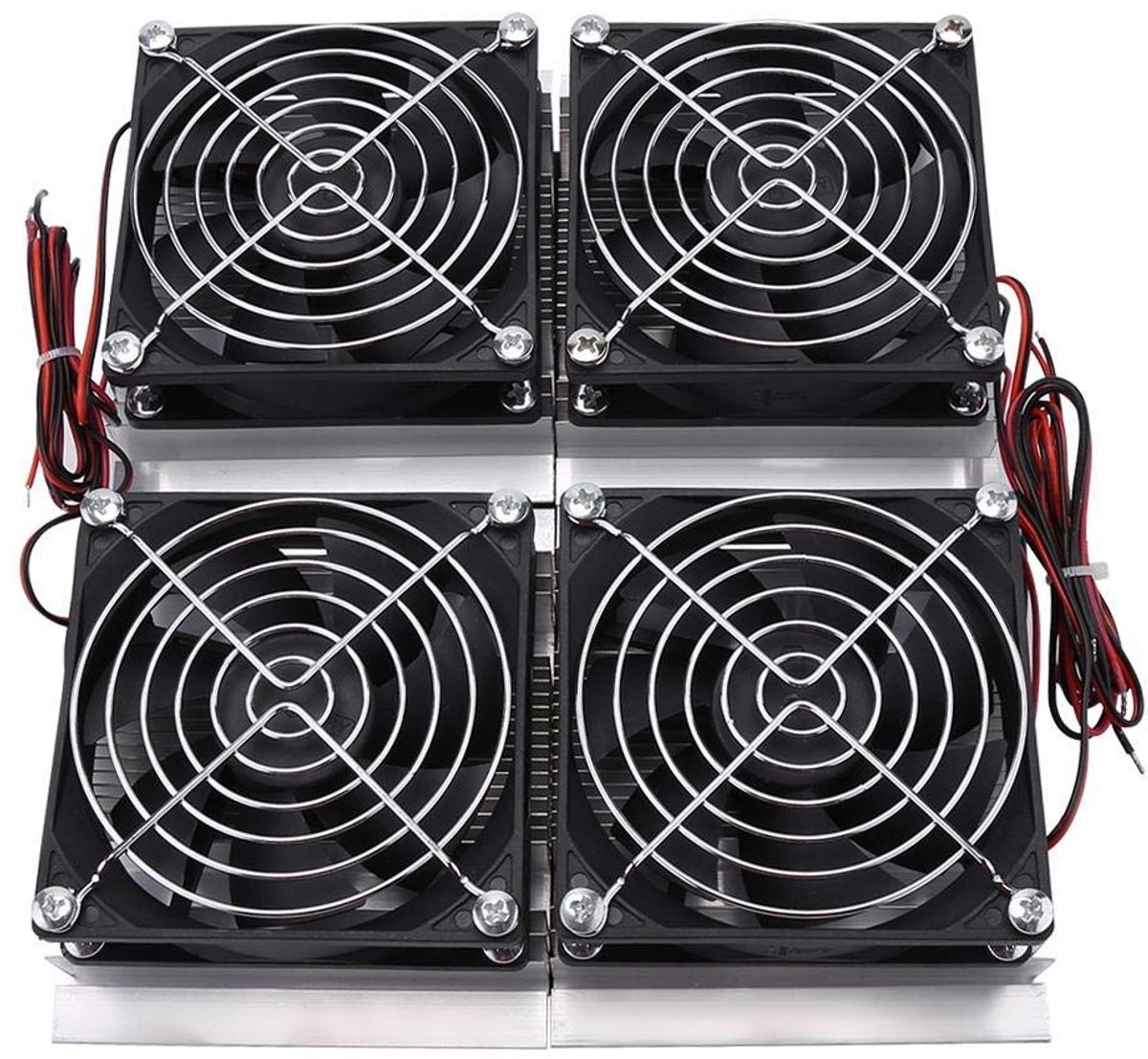 240 W krachtige halfgeleiderkoeling-thermo-elektrische Peltier-koelplaatkoeler met ventilator, zwart