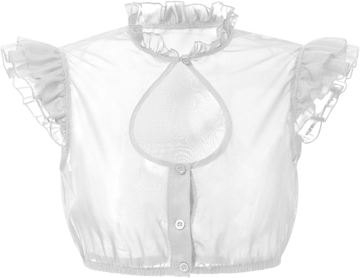 Dameslingerie, kant, babydoll, babydoll, nachthemd, trapezium, chiffon, licht, chic, A324