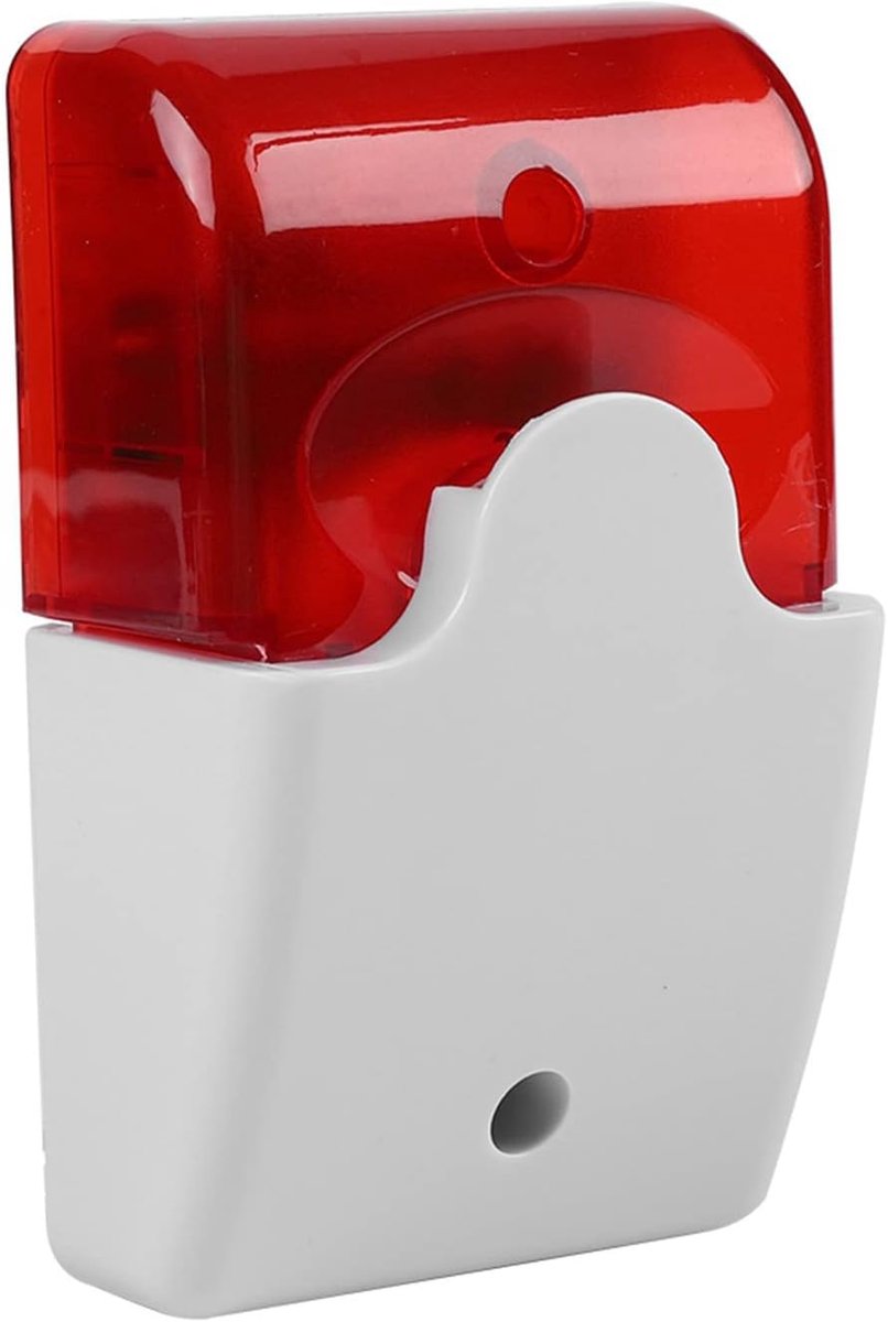 Alarm Stroboscoop Thuis 13×9×5 12v Bedrade Stroboscoop Geluid Alarm Stroboscoop Rood Licht Geluid Alarmsysteem