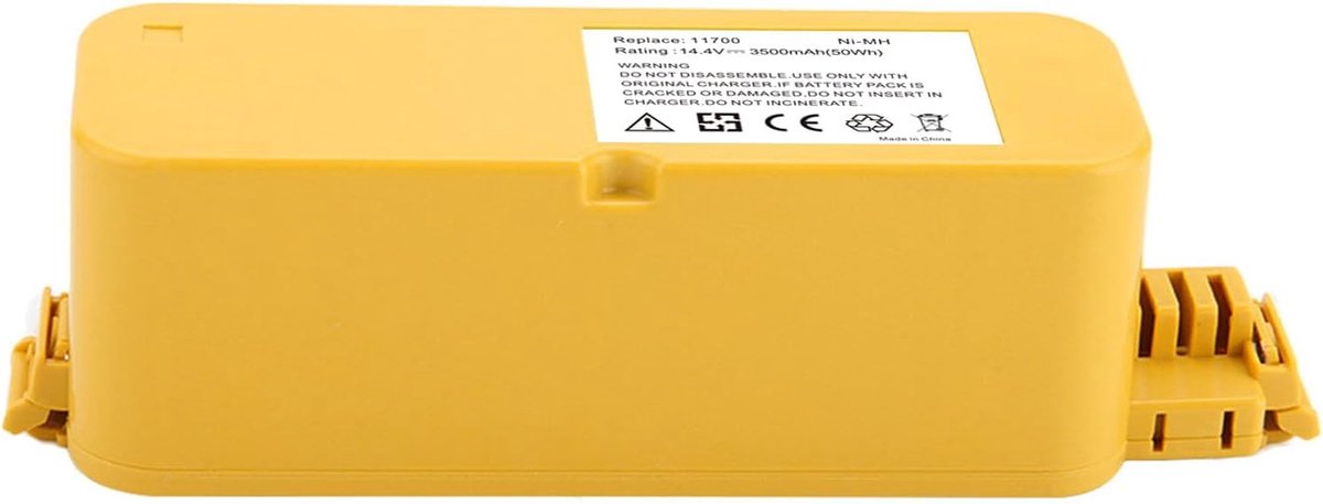 14,4 V 3500 mAh NI-MH batterij voor iRobot Roomba 400 Series Roomba 4000 4100 4105 4110 4130 4150 4170 4188 4210 4220 4225 405 410 4225 410 15 tot 41 cm. 5 6 418 5105, 5210, 5250 robotstofzuiger accu