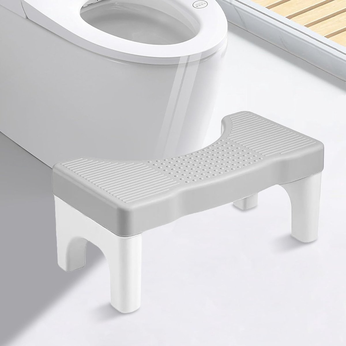 40 x 21 x 17 cm, ingedikte toiletkruk, toiletkruk, toiletpotje, kruk voor een gezonde darmflora, winderigheid, verstopping, opgeblazen buik