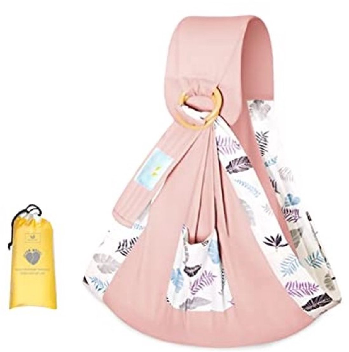 Baby sling-draagdoek - Verstelbare katoenen draagzak - Voor pasgeborenen tot 15 kg - Borstvoedingscover - Ergonomisch ontwerp