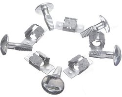 Anwangda 5 Set Bonnet Fastening Screws, Under Bonnet Screw Bottom Box Metal Clips Automotive Clips, Compatible with - ShopVlot