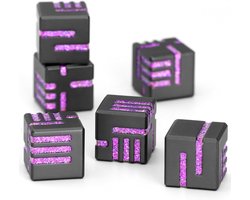 D6 Metal Dices, Technology DND Dice Set, ZHOORQI Redesigned Concept Game Dice for Dungeons and Dragons and Other - ShopVlot