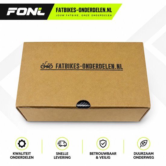 FONL Fatbike Oplader 54,6V 2A - Acculader voor QMWheel V20 en V30 - 3-Pins Aansluiting Nieuwste Model - Lader Elektrische Fiets 48V - Zwart — afbeelding 2