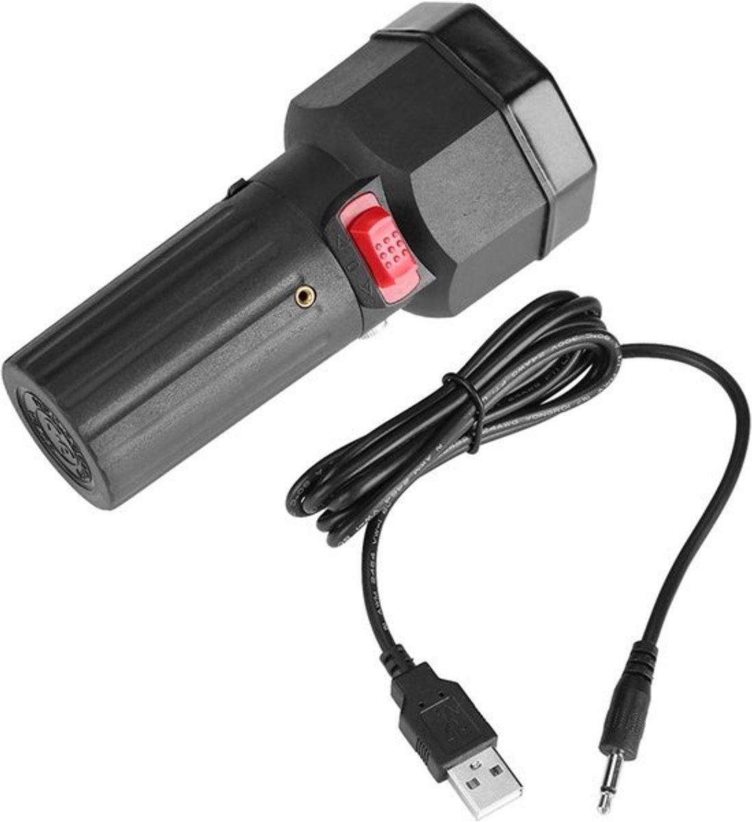 Barbecuemotor - DC 5V BBQ-rotatormotor - kunststof grillmotor met 1M USB-boostdraad - laag geluidsniveau voor barbecuegrill en picknickbrander - zwart