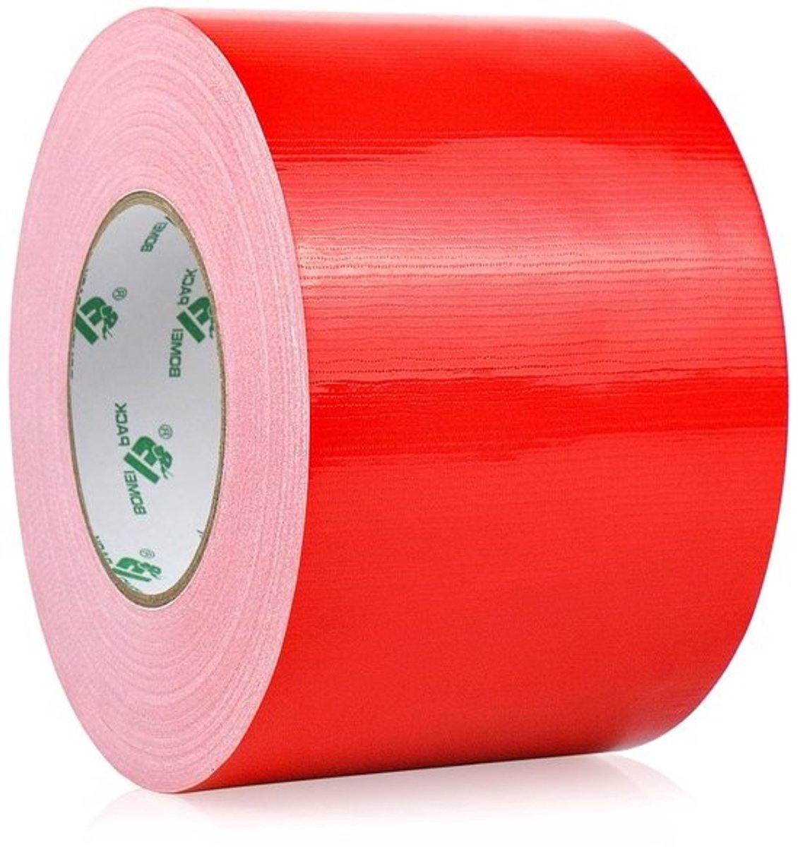 Premium Woven Tape 50 mm x 30 m - rood, sterk en waterdicht textieltape