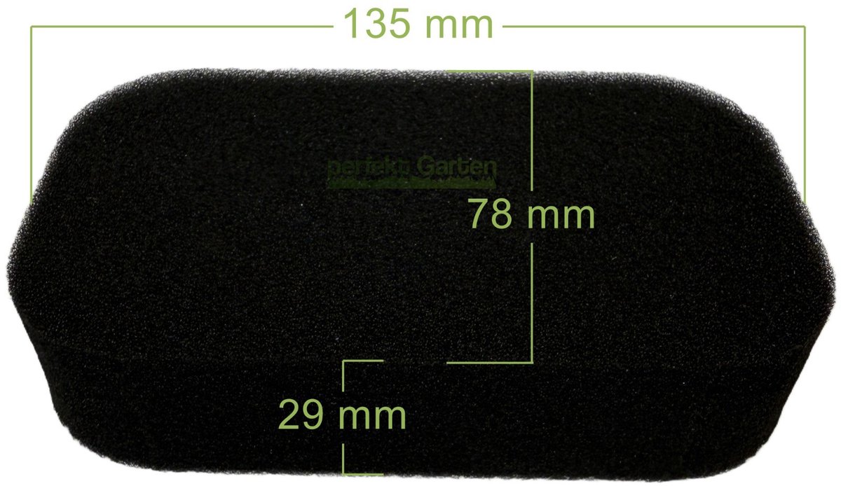 luchtfilter voor Honda EB2200, EB2500, EM2200 / 17211-ZB2-000 SA12248