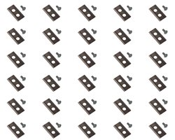 Roestvrijstalen mes van 30 x 3,6 cm voor de robotmaaier WORX Landroid L1000, L2000, M500 Plus, M700 Plus, WR167E