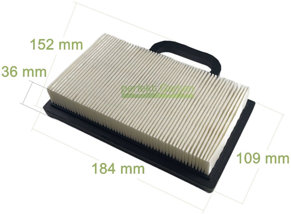 luchtfilter voor Briggs & Stratton B&S Intek V-Twin OHV-motoren 14–26 HP / 499486S