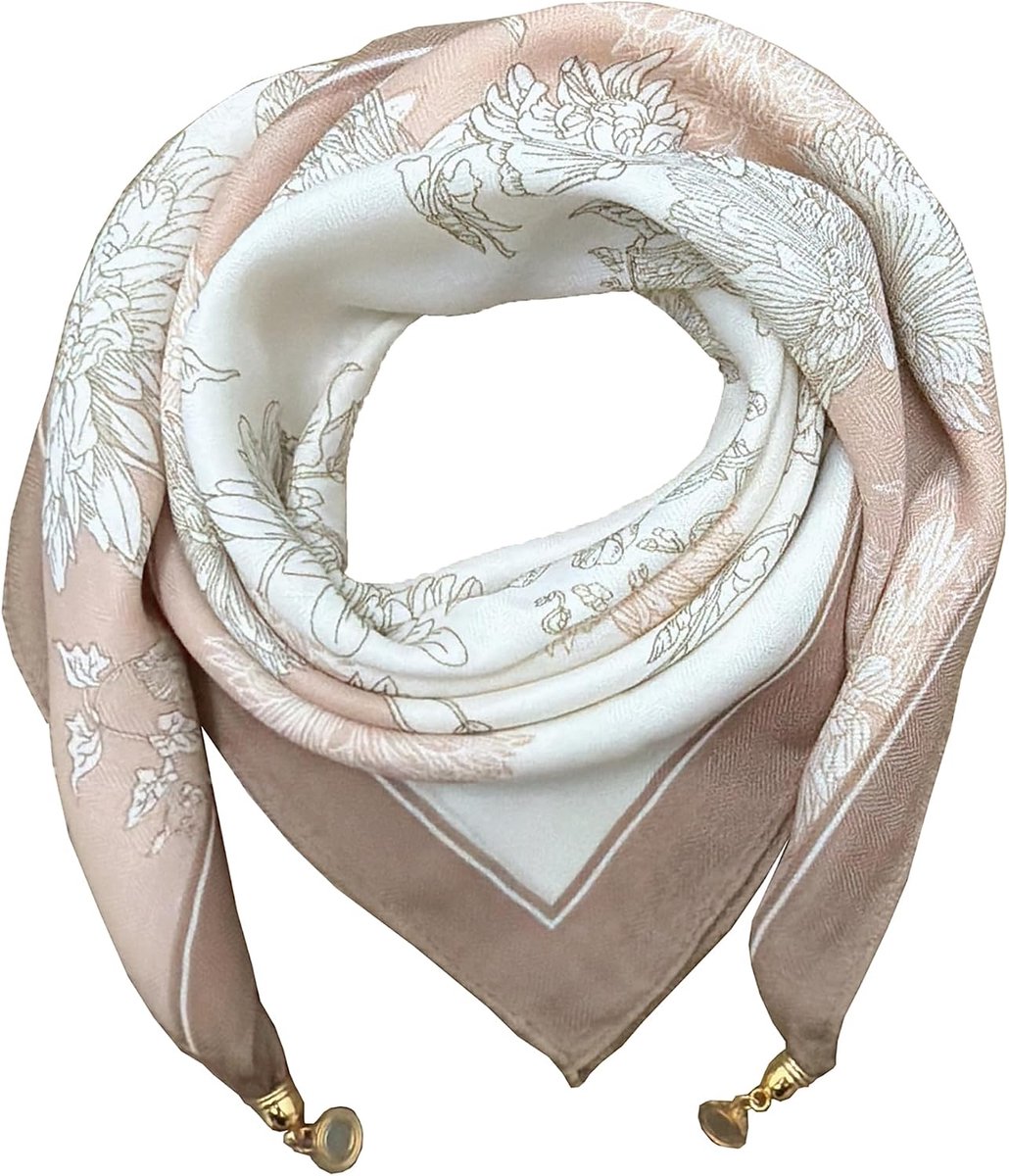 Magneet winter mode reizen 90 g lichtgewicht warm comfortabel 5 modellen vierkant uniek design sjaal 70 x 70 cm