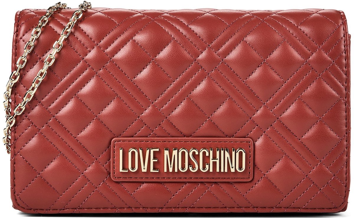 Love Moschino Quilted Crossbody tas 22 cm - Dames - ruggine