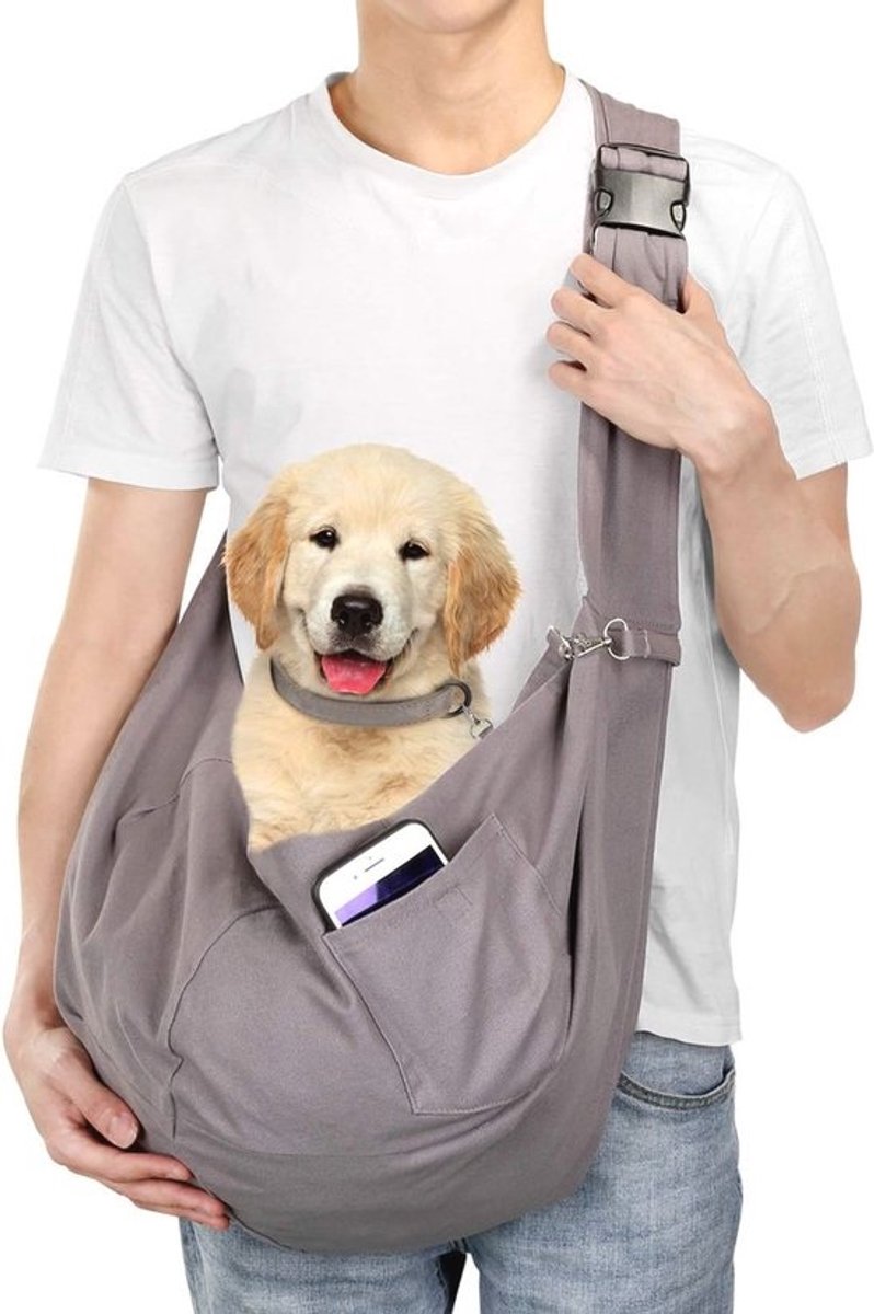 WNHB® hondentas en kattendraagtas - voor kleine honden en katten tot 15 kg - Verstelbaar en ademend - voor wandelen en reizen