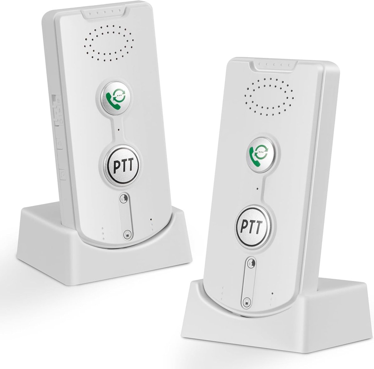 2-Way Intercom Systems 1000M, Smart Voice Intercom with 38 Ringtones, Wireless Emergency Call Intercom with Charging - ShopVlot