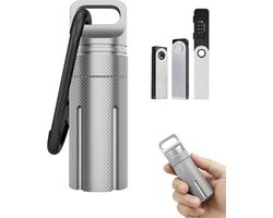 Draagbare opbergdoos voor Ledger Nano X/S Plus - Aluminium legering - Waterproof & Stootvast - ShopVlot