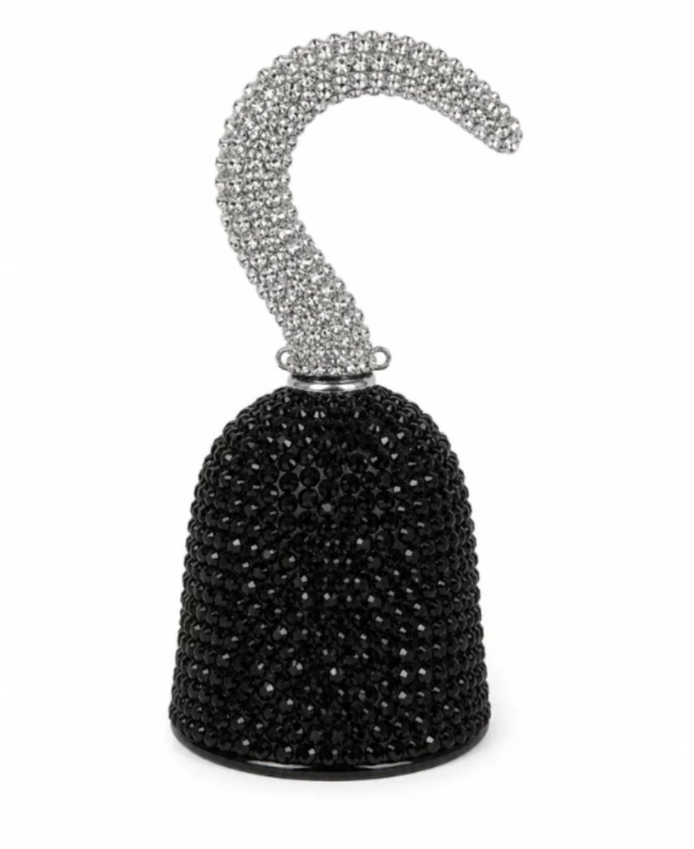 Piratenhaak met Diamanten - Glitter Piraat Haak - Zwart-Zilver