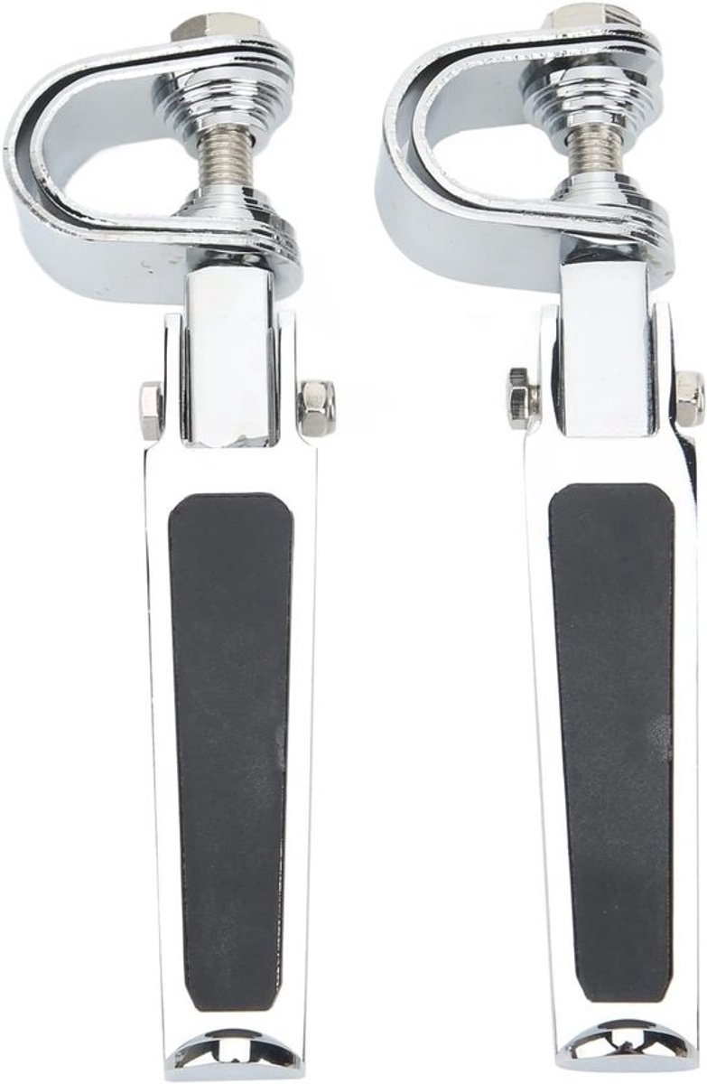 U-klem-voetsteunen - Motorsteunen - Comfortabel rijden - Ergonomisch ontwerp - 1-1/4 inch - Aluminium