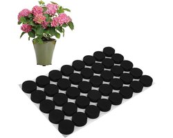 Verstevigende en Zelfklevende Potvoetjes voor Bloempotten - 40 Stuks, Antislip Rubber Voeten voor Binnen- en Buitengebruik, Geschikt voor Middelgrote en Grote Planten