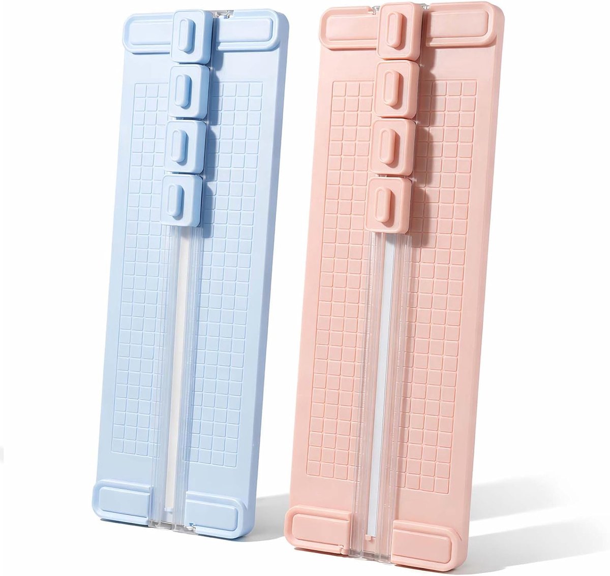 4-in-1 Paper Cutter with Grooving Tool, Ruler and Scale. 4-in-1 Paper Cutter for Scrapbooking, Cards and DIY (Blue & - ShopVlot