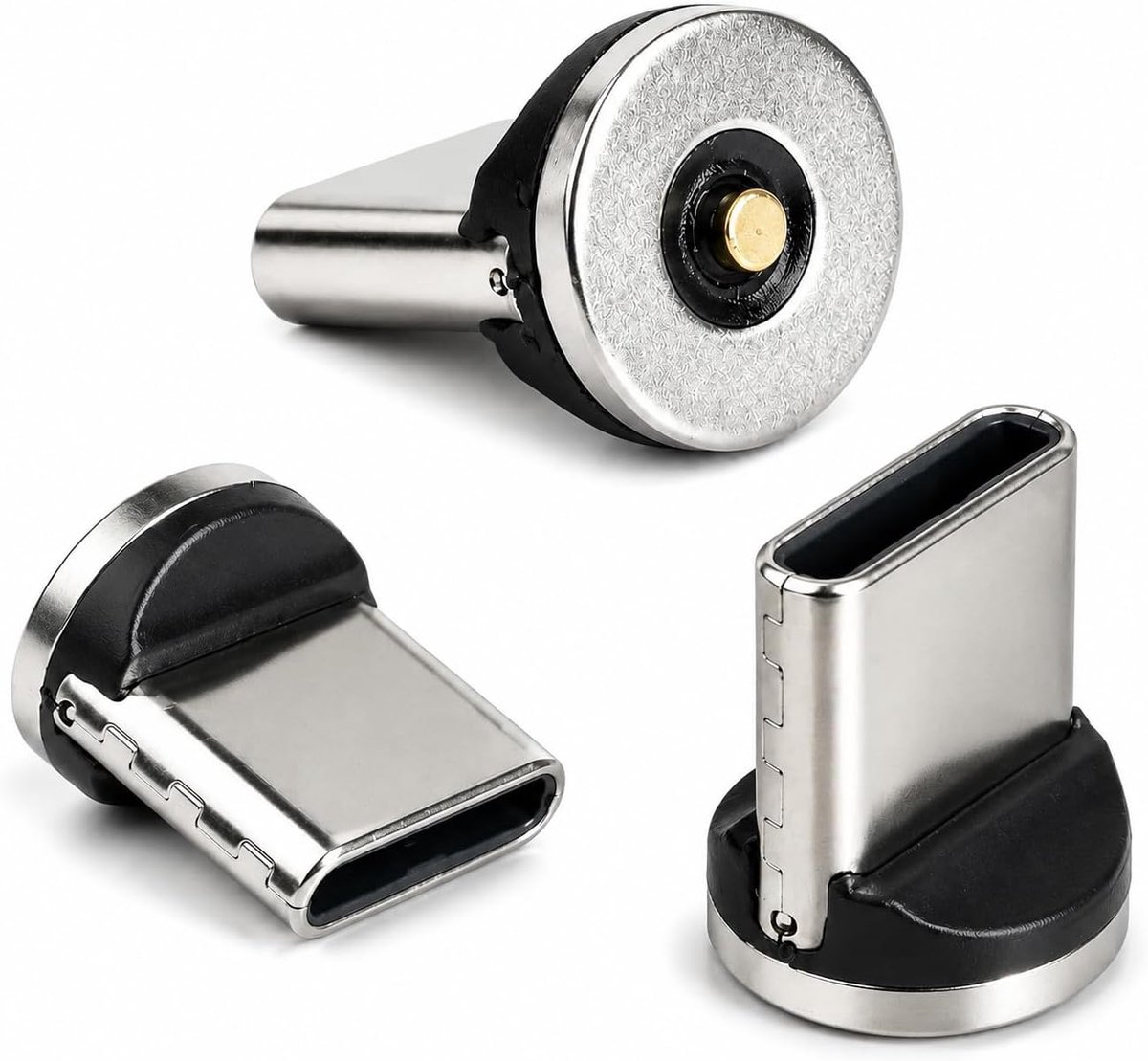 360° magnetische oplaadadapter - USB C-adapterkoppen - stofdicht - snelle en eenvoudige verbinding - ShopVlot
