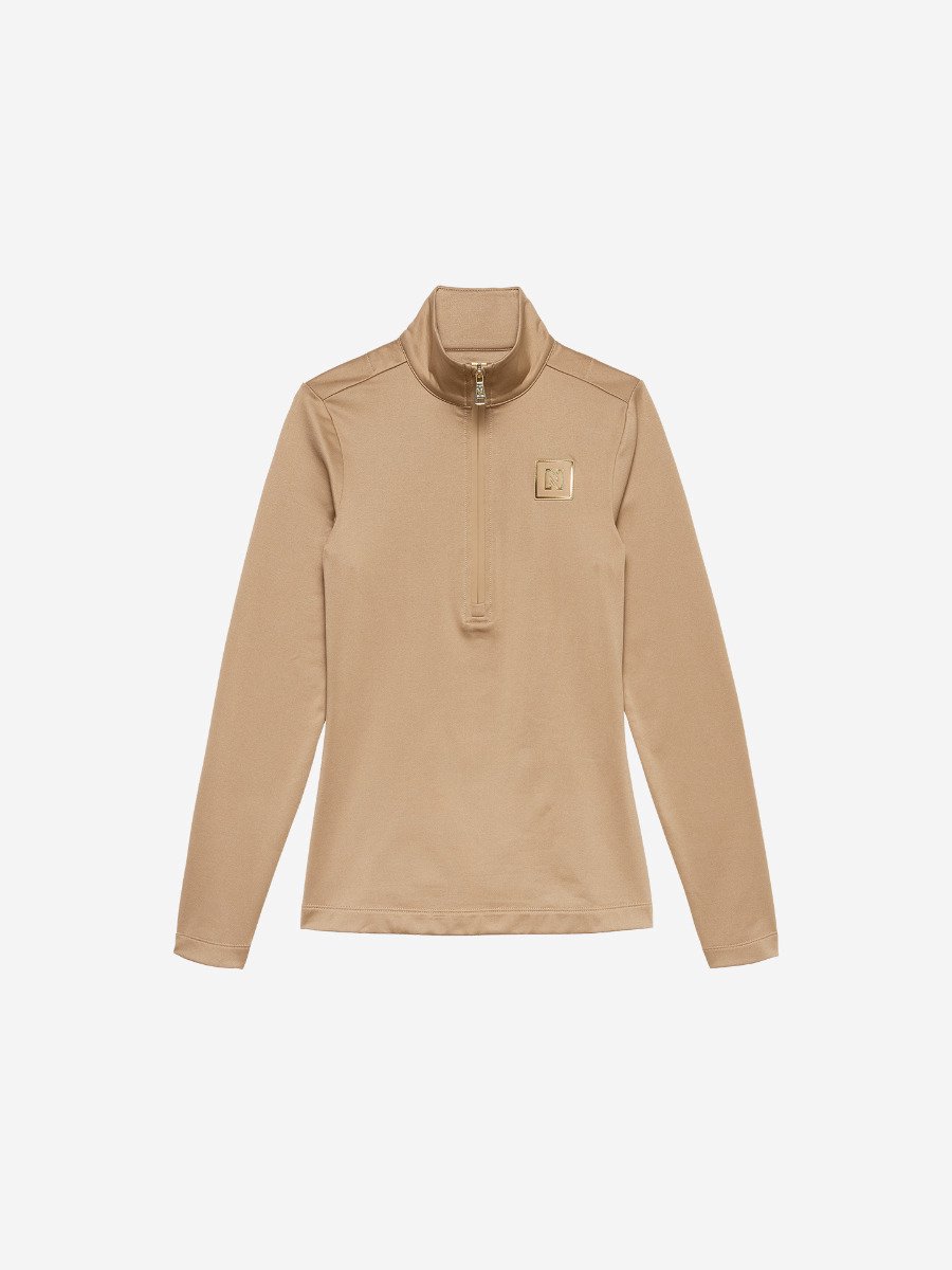 NIKKIE NANTES SKI PULLY Hummus Bruin