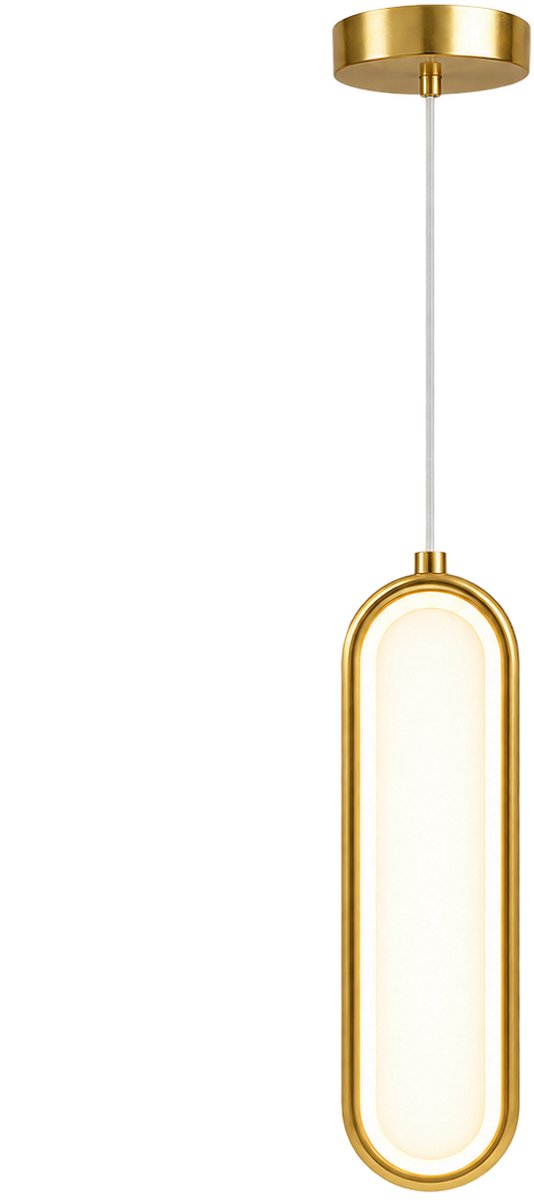 Lamor Hanglamp - Hanglampen - Gouden Lamp - Lampen - Woonkamer - Slaapkamer - Eetkamer - LED - Stijlvol - Luxe - Modern - Goud