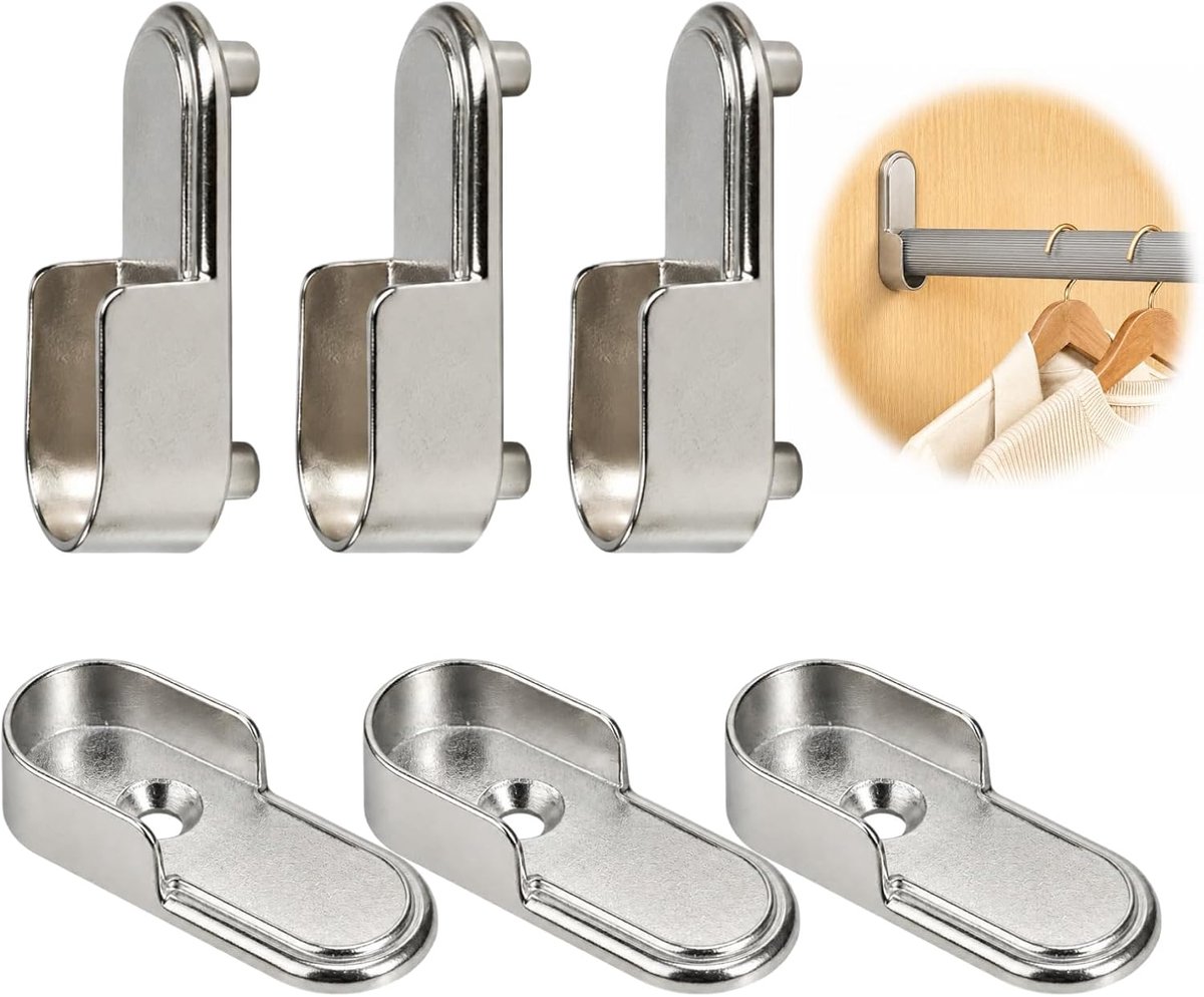 Beugels, 6 stuks, stevig zilver