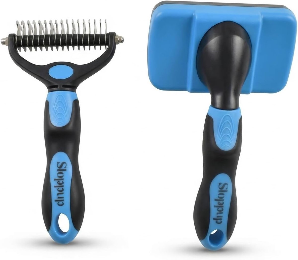 Pack of 2 Cat Brush, Dog Brush, 2-in-1 Undercoat Brush for Professional Dog Brush, Undercoat or Undercoat Cat Brush - ShopVlot