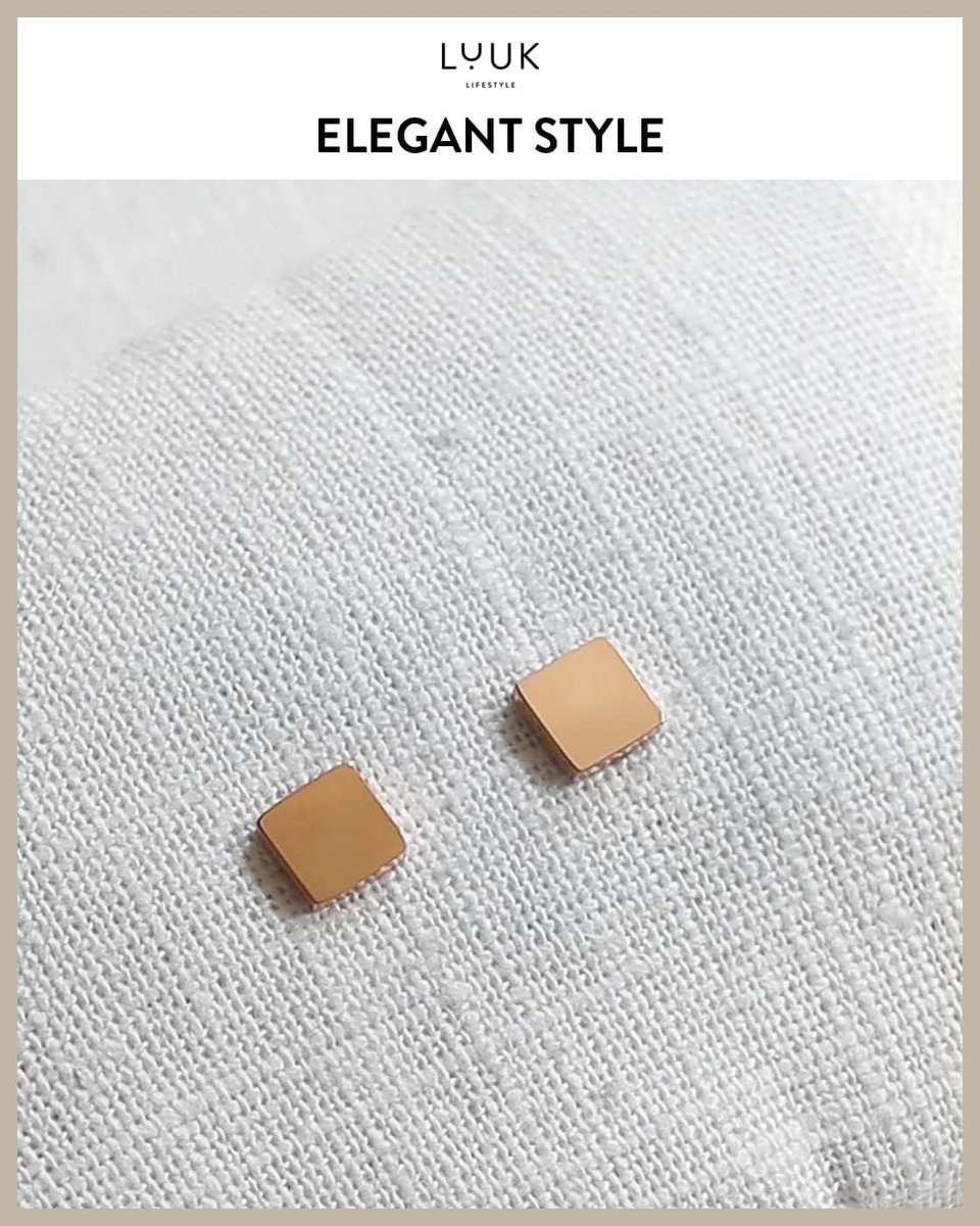 S1828-123 square, rosé, Stainless Steel - ShopVlot