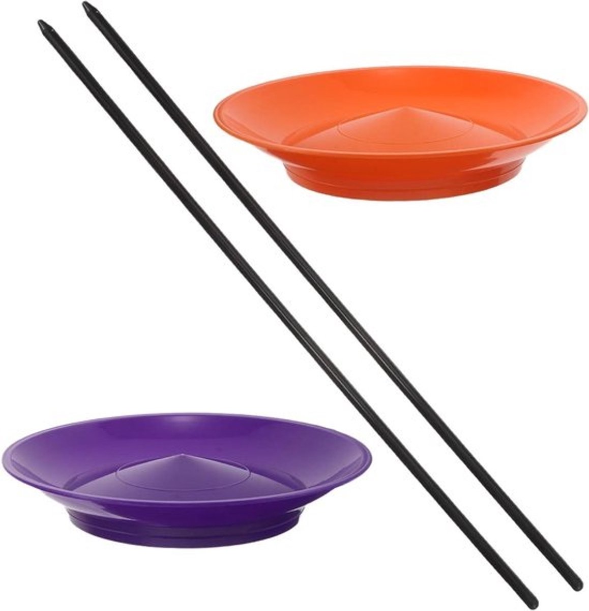 Jongleerborden - Set - Circusspeelgoed - Voor hand-oogcoördinatie trainen - Stabiele balanst technologie - 23.5 cm - Diverse kleuren