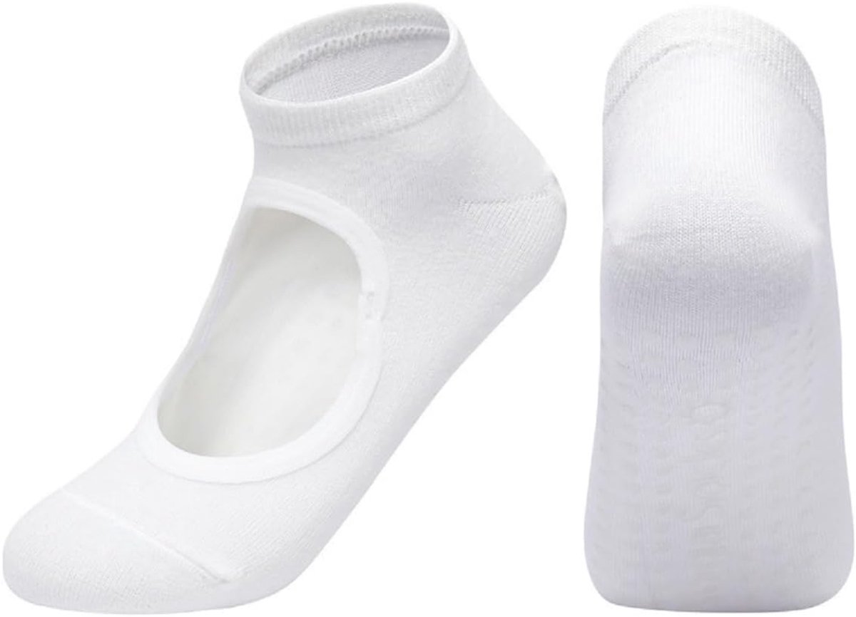 Cotton Yoga Socks with Non-Slip Handles - Ideal for Yoga, Pilates and More - One Size - ShopVlot