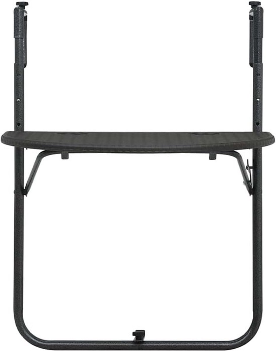 Hangende balkontafel - Inklapbare balkontafel - Hangtafel voor balkon - Hangende balkonbar - Opklapbare balkontafel - Ophangbare hangtafel voor aan het balkon - Vouwbare wandtafel en bijzettafel