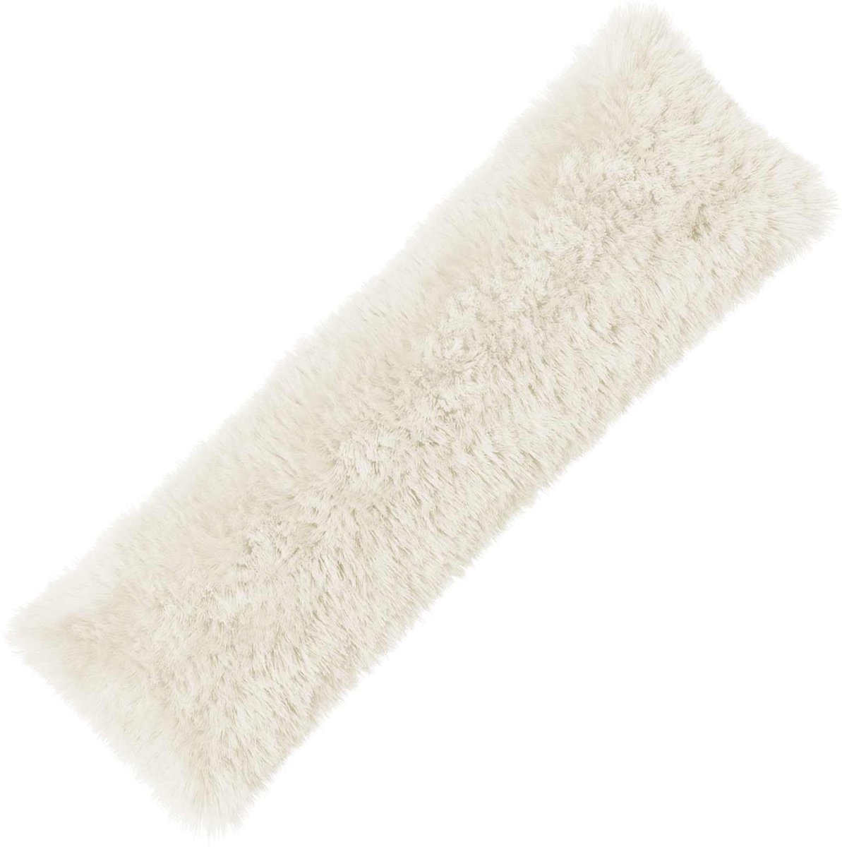 vidaXL Dekenkussen - HEERLEN - Wit - 40 - x - 145 - cm - PV - Fleece
