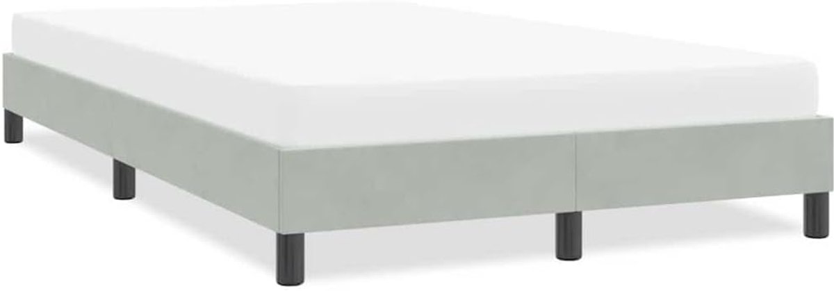 Lattenbodembedframe zachte slaapkamer 120x210 cm lichtgrijs