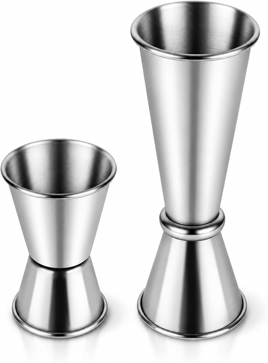 2 stuks, 1,5/3 cl & 3/6 cl