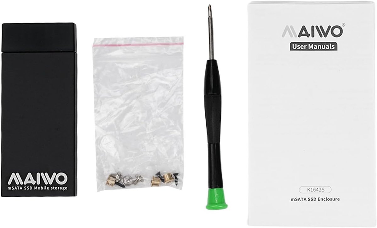 mSATA SSD behuizing USB 3.0 naar mSATA behuizing adapter (tot 1 TB) - ShopVlot