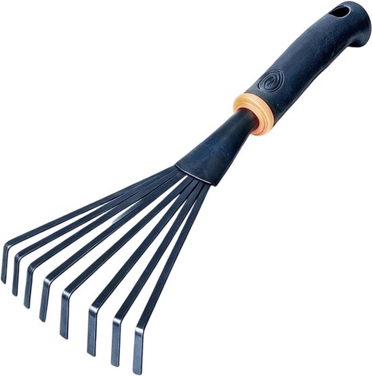 Tuinschep - Metalen handtroffel - Grond losmaken - Ergonomische grip - 35 x 10 x 5 cm - Zwart