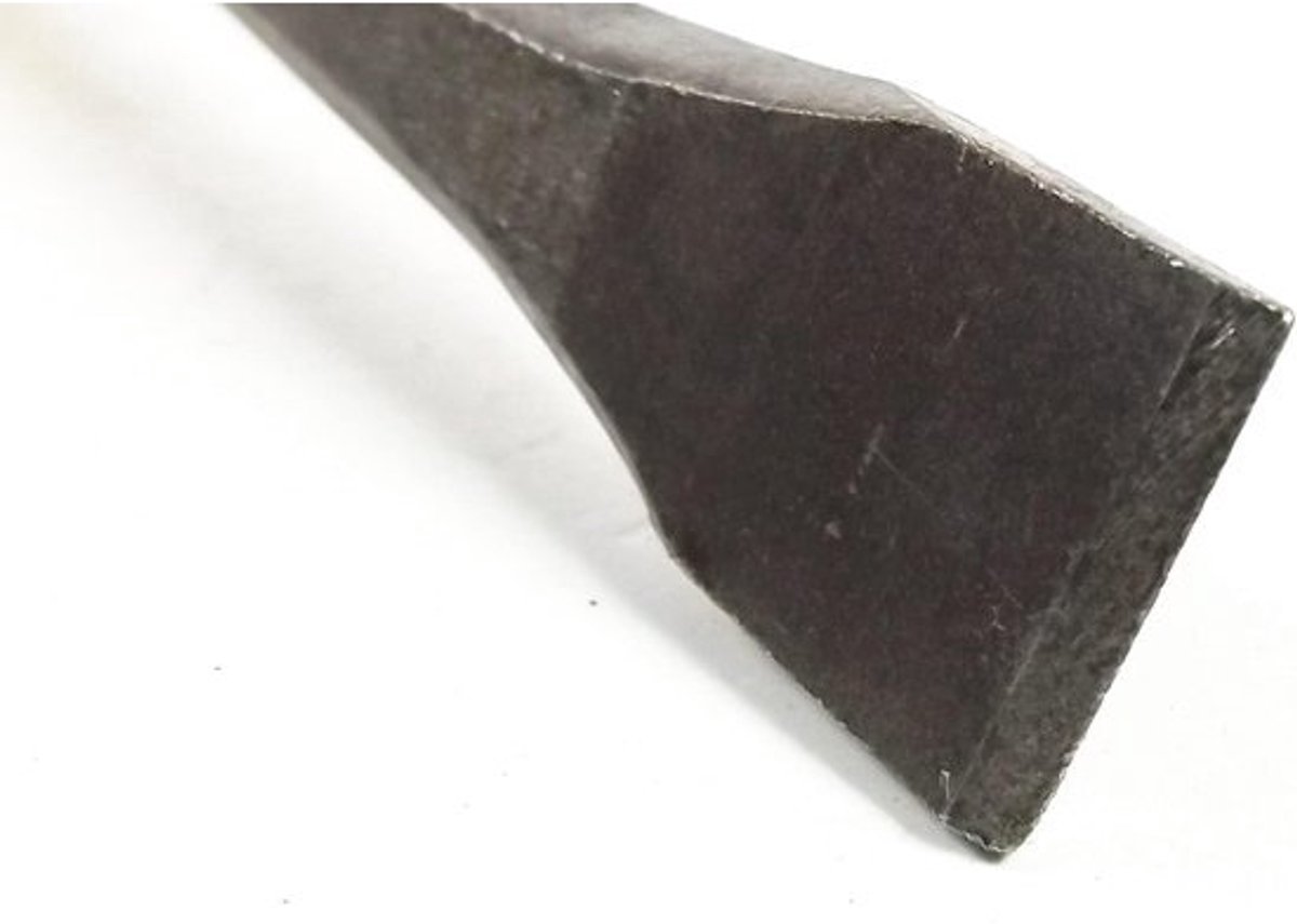 Beitel met beschermer - Metalen steenbeitel - Voor het bewerken van metselwerk - Gehard staal - 500 x 19 mm