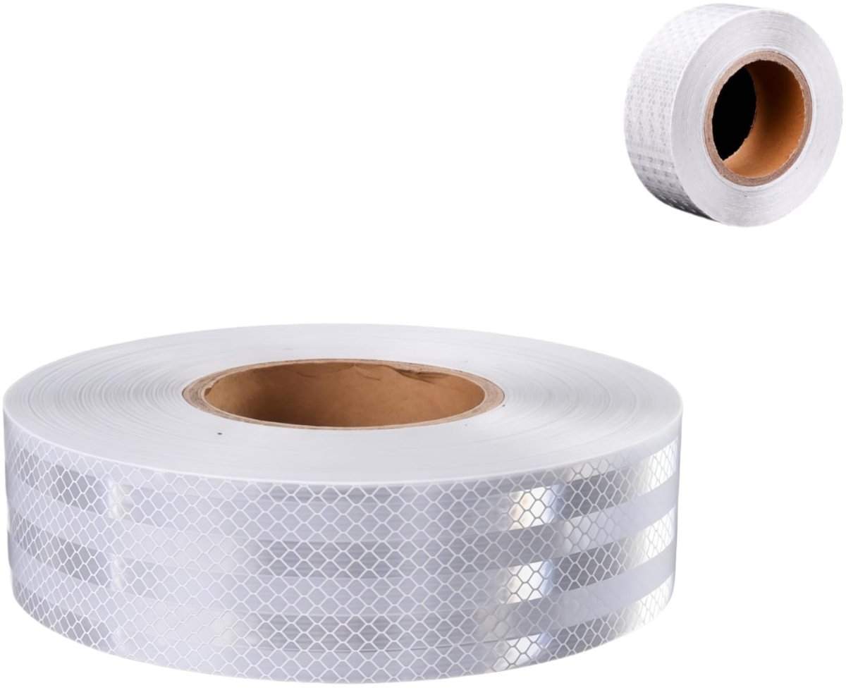 Reflective Stickers, 5cm x 10m, Reflective Adhesive Tape, Adhesive Warning Tape, Warning Mark, Safety Band - ShopVlot