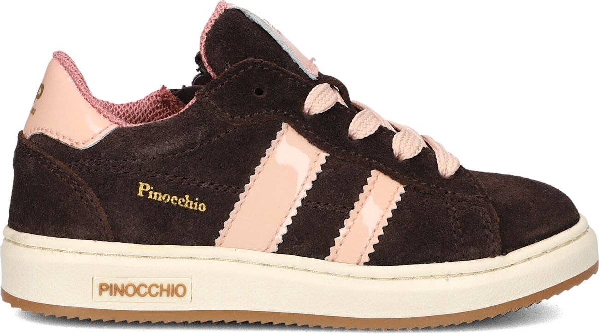 Pinocchio P1811 Sneakers - Meisjes - Bruin - Maat 27