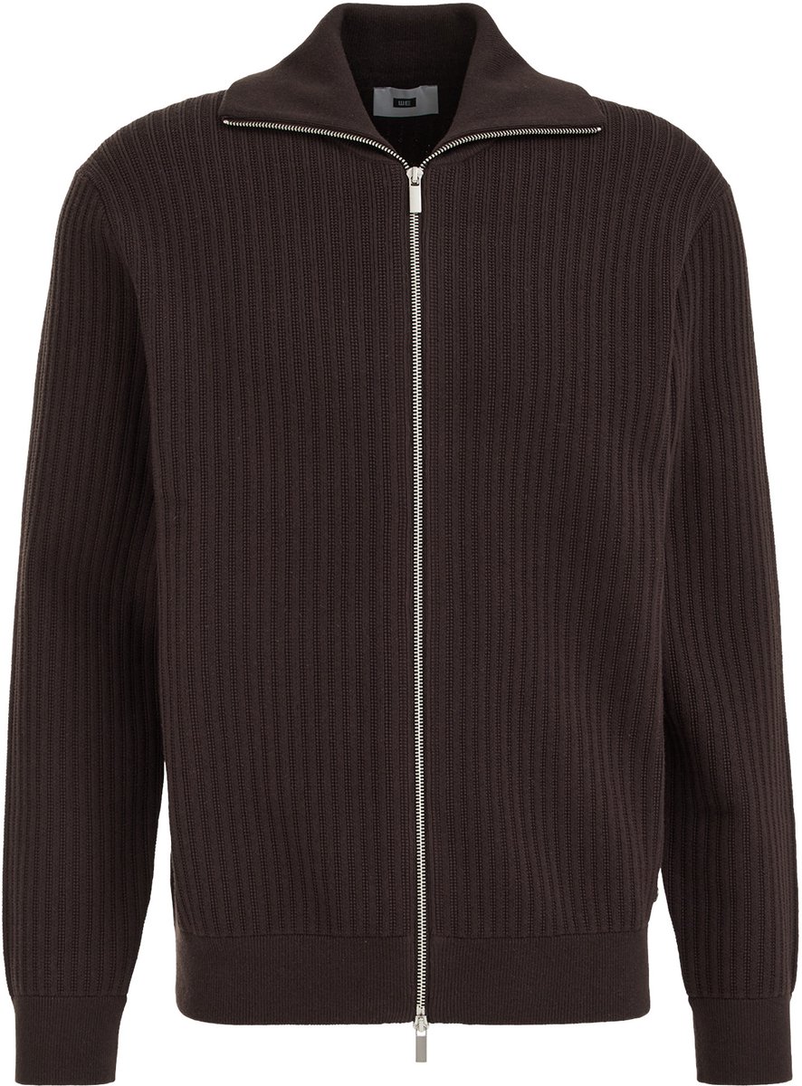 WE Fashion Heren regular fit gebreid vest