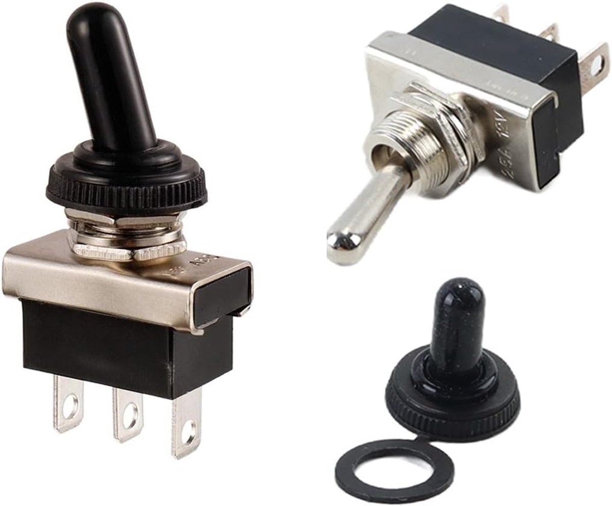 Tuimelschakelaar 12 V - waterdicht - 3-pins - ideaal voor automotive en marine toepassingen - ShopVlot