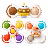 Femur® - Spinner - Raket - Fidget - Badspeelgoed - Spinners - Baby Spinner - Speelgoed - Space - Ruimtevaart - Raket - Kerst - Spinners