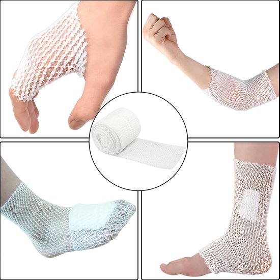 Elastiche buisverband voor de arm, ideaal voor ondersteuning, compressie en herstel — afbeelding 4