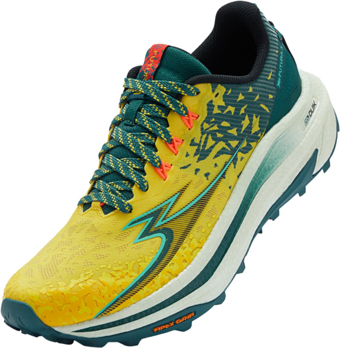 361 Futura 3 geel trial hardloopschoenen heren (Y2603-1775)