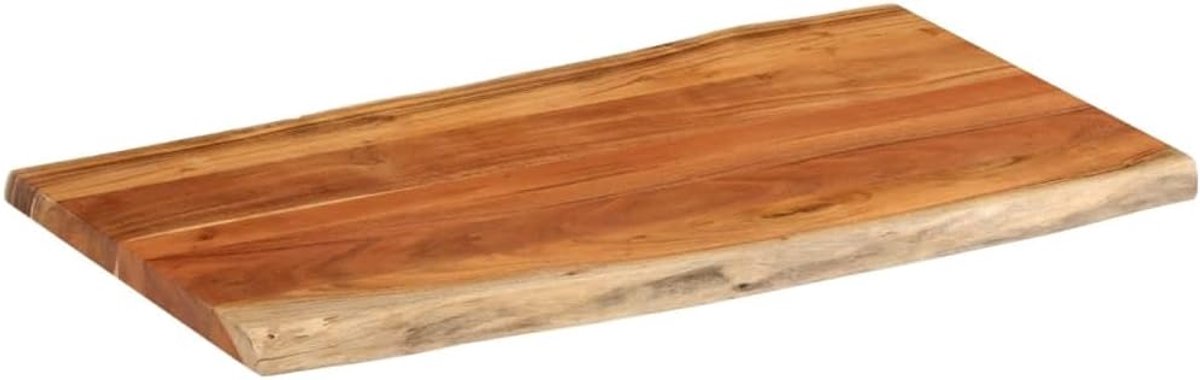 Acaciatafel 120x60x2,5 cm op de rand Massief Hout