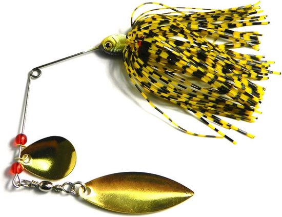 4-stuks Hard Spinner Aas Lokt Kit Gemengde Kleur Lepel Rok Jig Vissen Kit Voor Zout- en Zoetwater Vissen — afbeelding 5