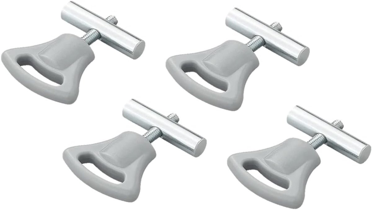 4x Biesstoppers voor Biesrail 8-10 mm - Eindstopper | Eindstoppers voor voortent, dekzeil & zonnezeil - ook voor S-haken - incl. 5-6 mm variant