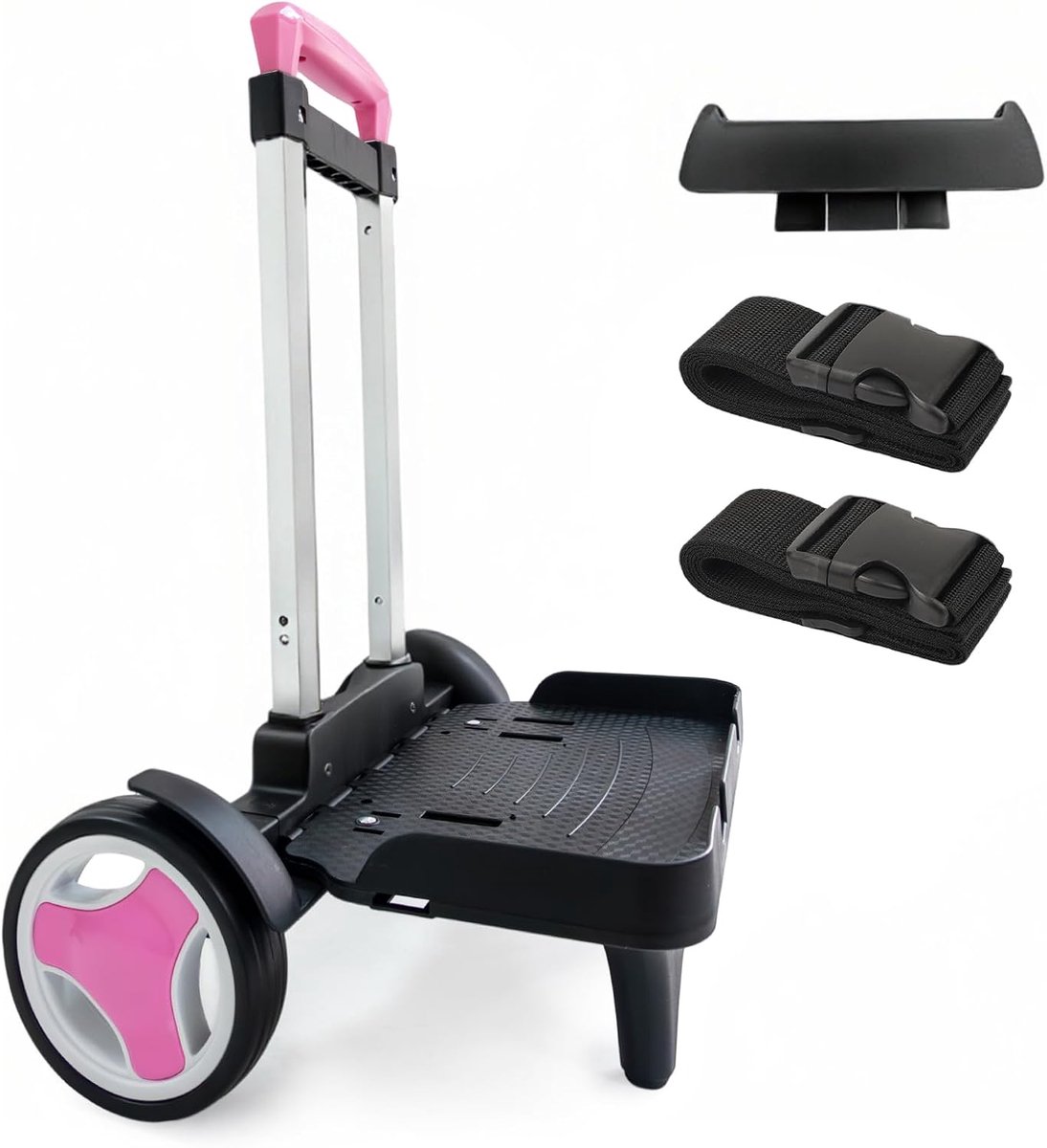 Backpack Cart with Stair Climbing Wheels - Foldable Aluminium Frame, Adjustable Handle and 35kg Capacity - ShopVlot