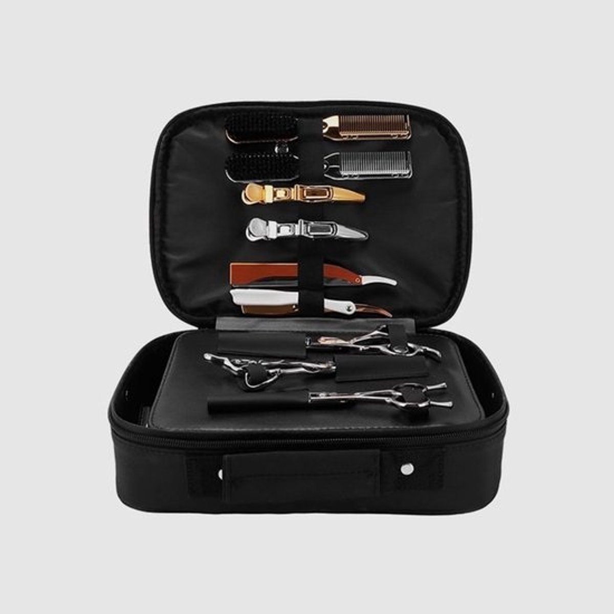 Grote nylon kapperskoffer - voor kappers en haarstylisten - Ideaal voor make-up en schoonheid